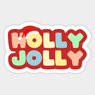 HOLLY JOLLY CHRISTMAS Sticker